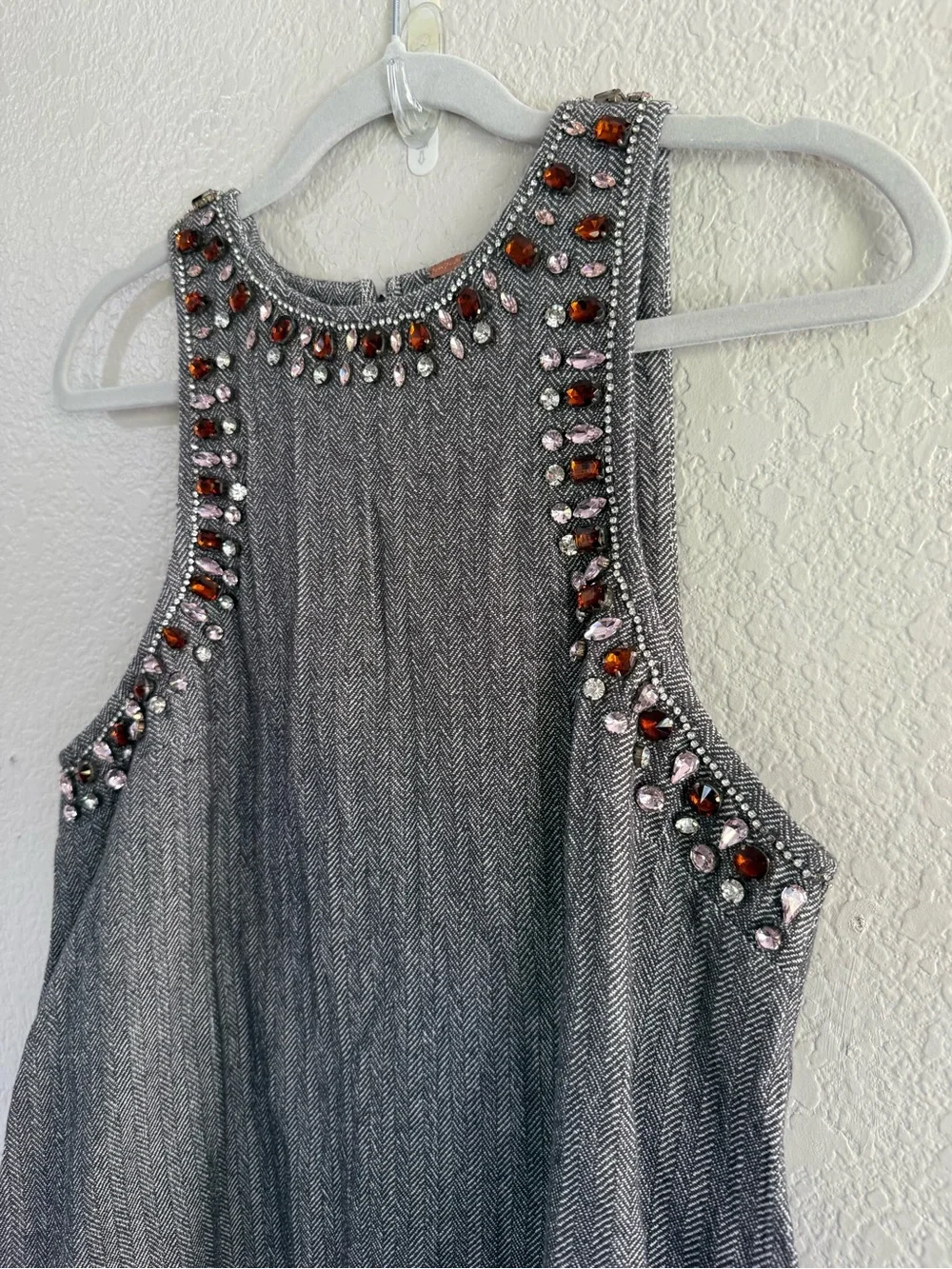 Free People You're A Gem Mini Dress NEW